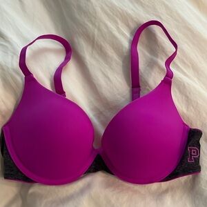 VS PINK Wear Everywhere Push-Up Bra, 34B